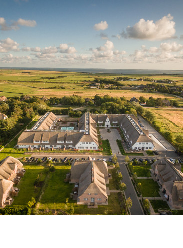 Exterior view from the hotel Severin*s Resort & Spa on Sylt