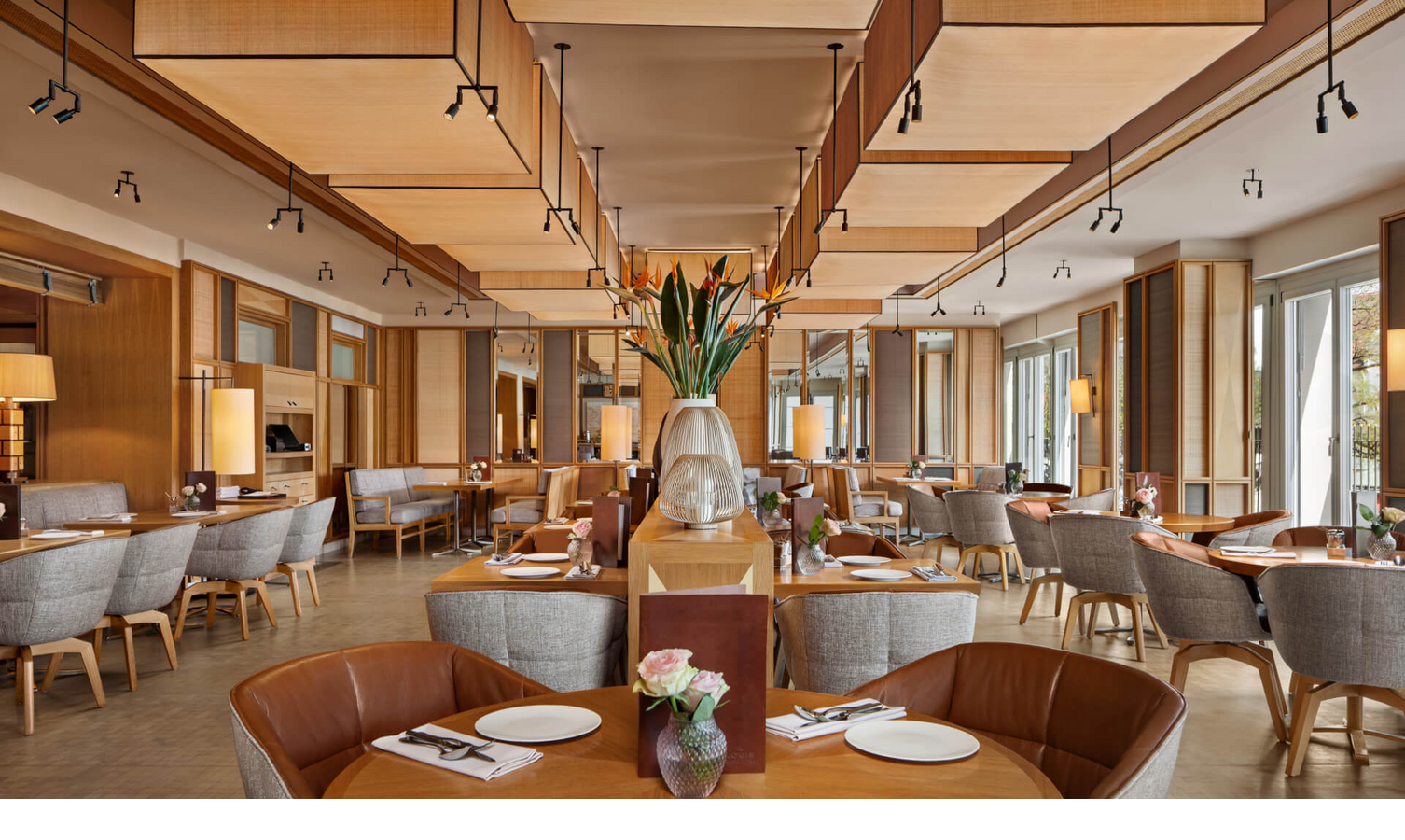 Breakfast room at the LOUIS Hotel München Breakfast room at the LOUIS Hotel München