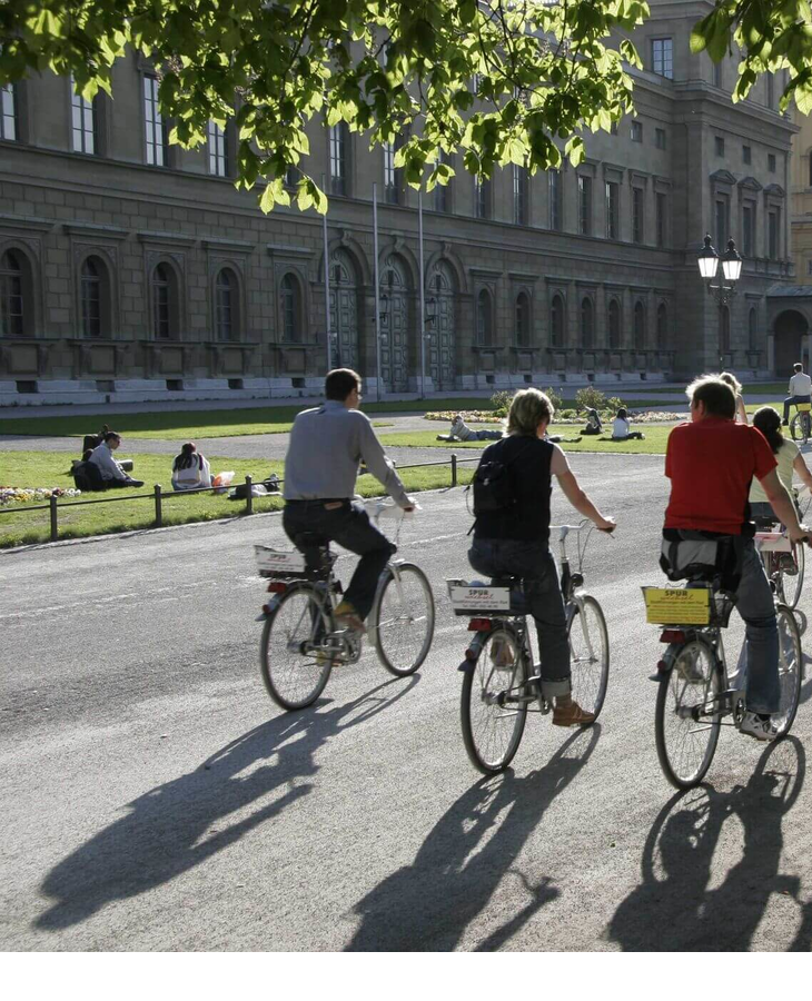 Bicicle group in Munich