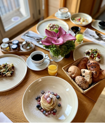 Hochwertiges Frühstück im LOUIS Hotel München Hochwertiges Frühstück im LOUIS Hotel München