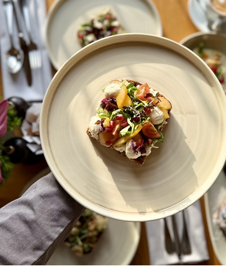 Lovingly prepared breakfast dishes at the LOUIS Hotel Munich Lovingly prepared breakfast dishes at the LOUIS Hotel Munich
