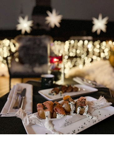 LOUIS Hotel Munich Christmas dining on the roof terrace