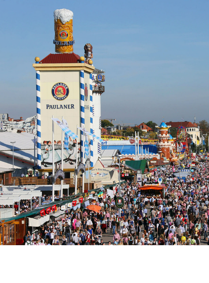 View over the Munich Oktoberfest